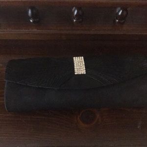 Black formal clutch